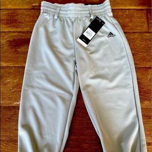 Boys Adidas baseball pants, new, Sz xS